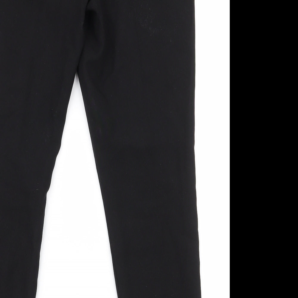 Primark Womens Black  Polyester Dress Pants Trousers Size 12 L28 in Regular Zip