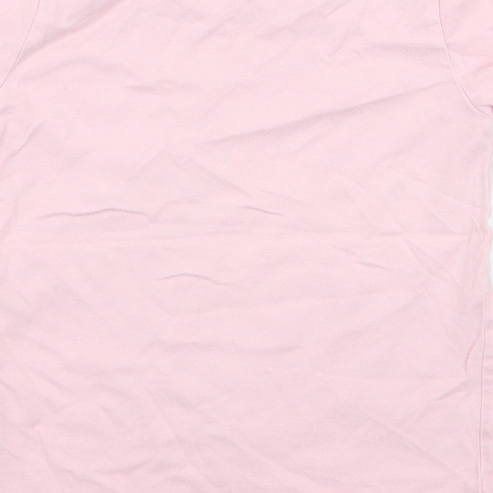 Boden Girls Pink  100% Cotton Jersey T-Shirt Size 4-5 Years Round Neck Pullover - Rabbit