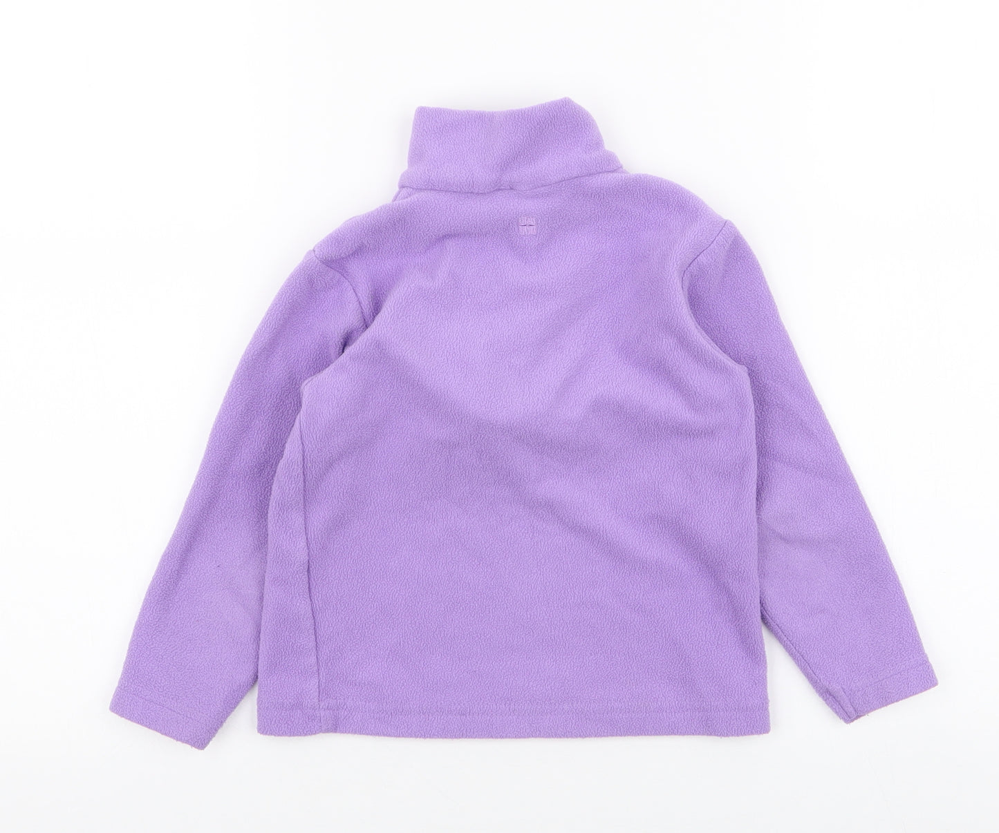 Mountain Warehouse Girls Purple  Polyester Pullover Sweatshirt Size 3-4 Years  Zip