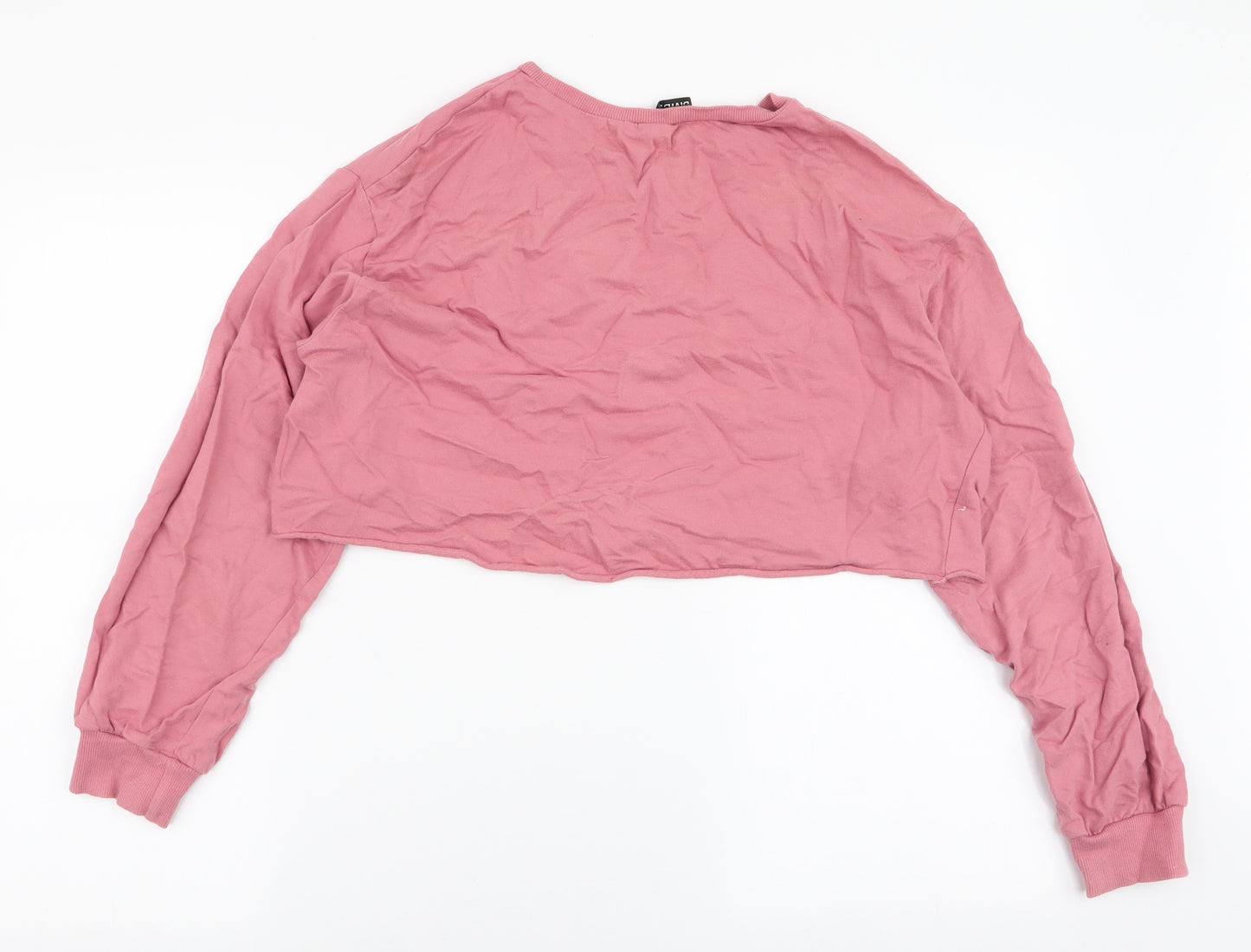 Divided by H&M Womens Pink  100% Cotton Pullover Sweatshirt Size M  Pullover - Girl Clique