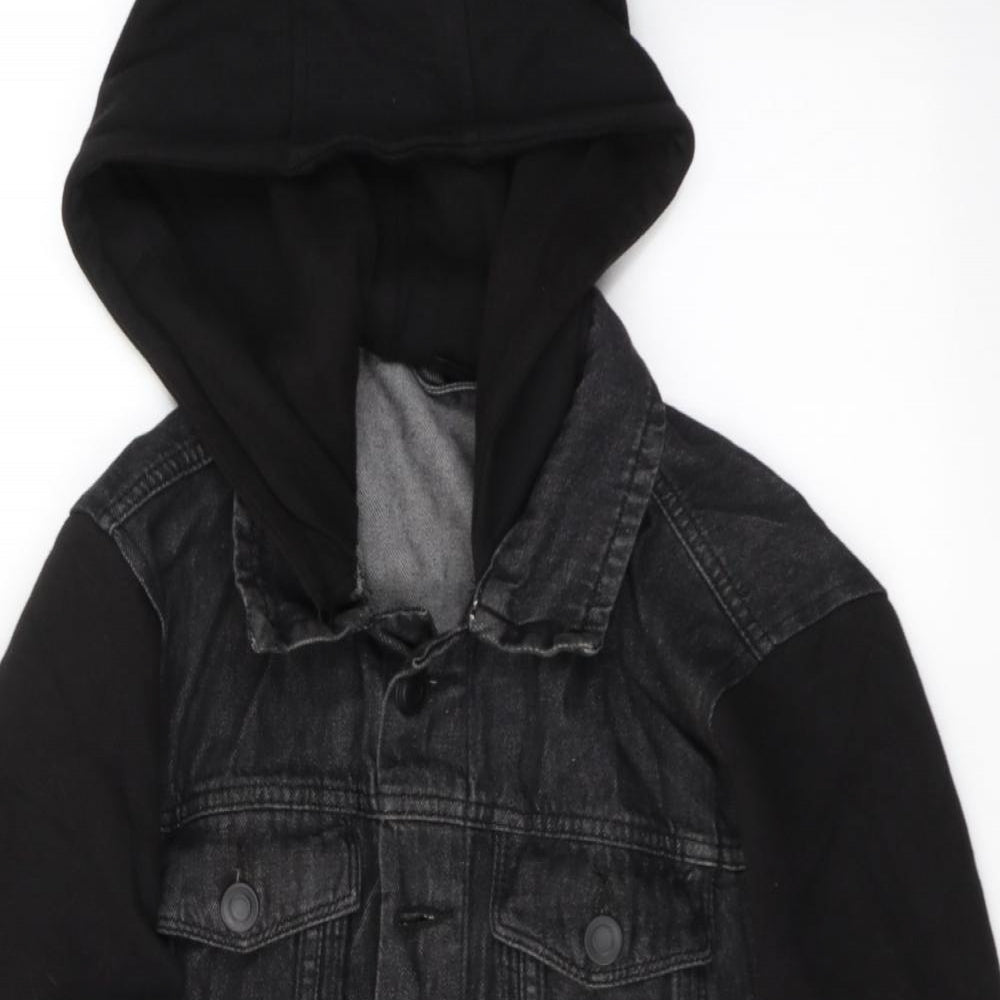 Pep&Co Mens Black   Jacket  Size S  Button