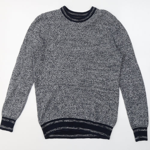 Marks and Spencer Mens Grey  Cotton Pullover Sweatshirt Size S