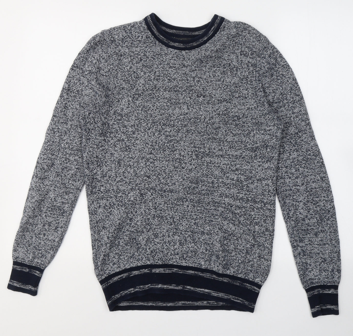 Marks and Spencer Mens Grey  Cotton Pullover Sweatshirt Size S