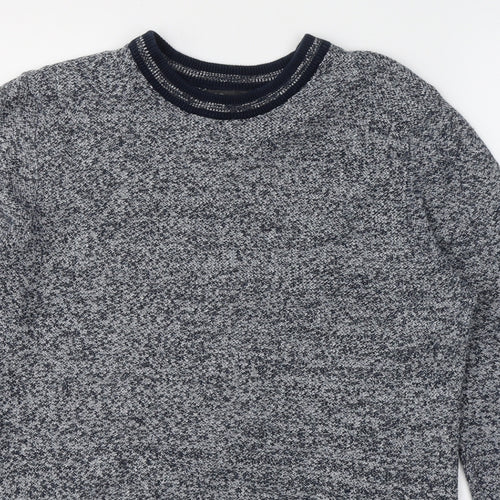 Marks and Spencer Mens Grey  Cotton Pullover Sweatshirt Size S