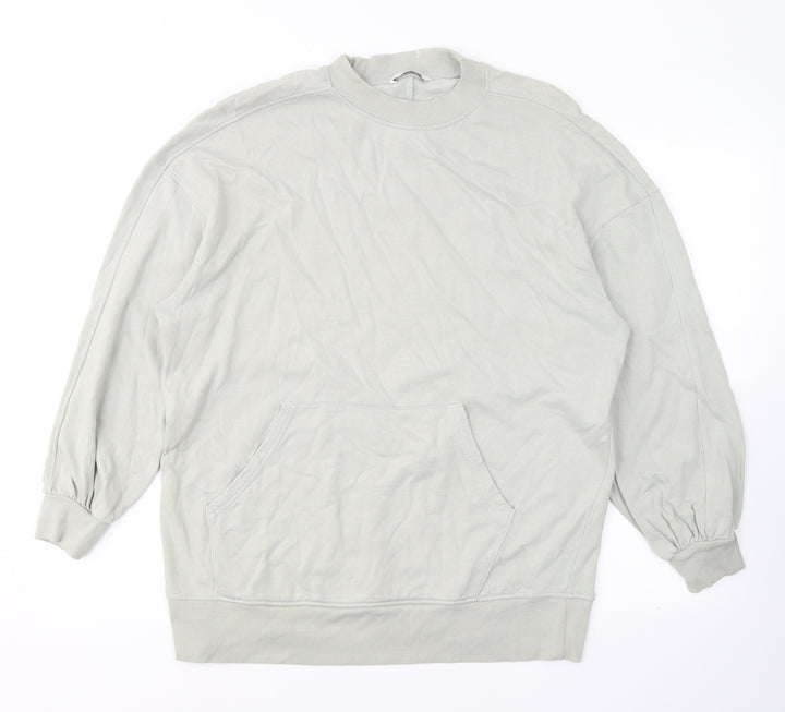 George Womens Grey Cotton Pullover Sweatshirt Size 8 Pullover