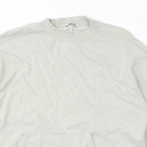 George Womens Grey  Cotton Pullover Sweatshirt Size 8  Pullover