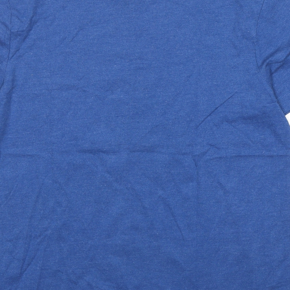 Tommy Hilfiger Mens Blue  Cotton  T-Shirt Size S Round Neck