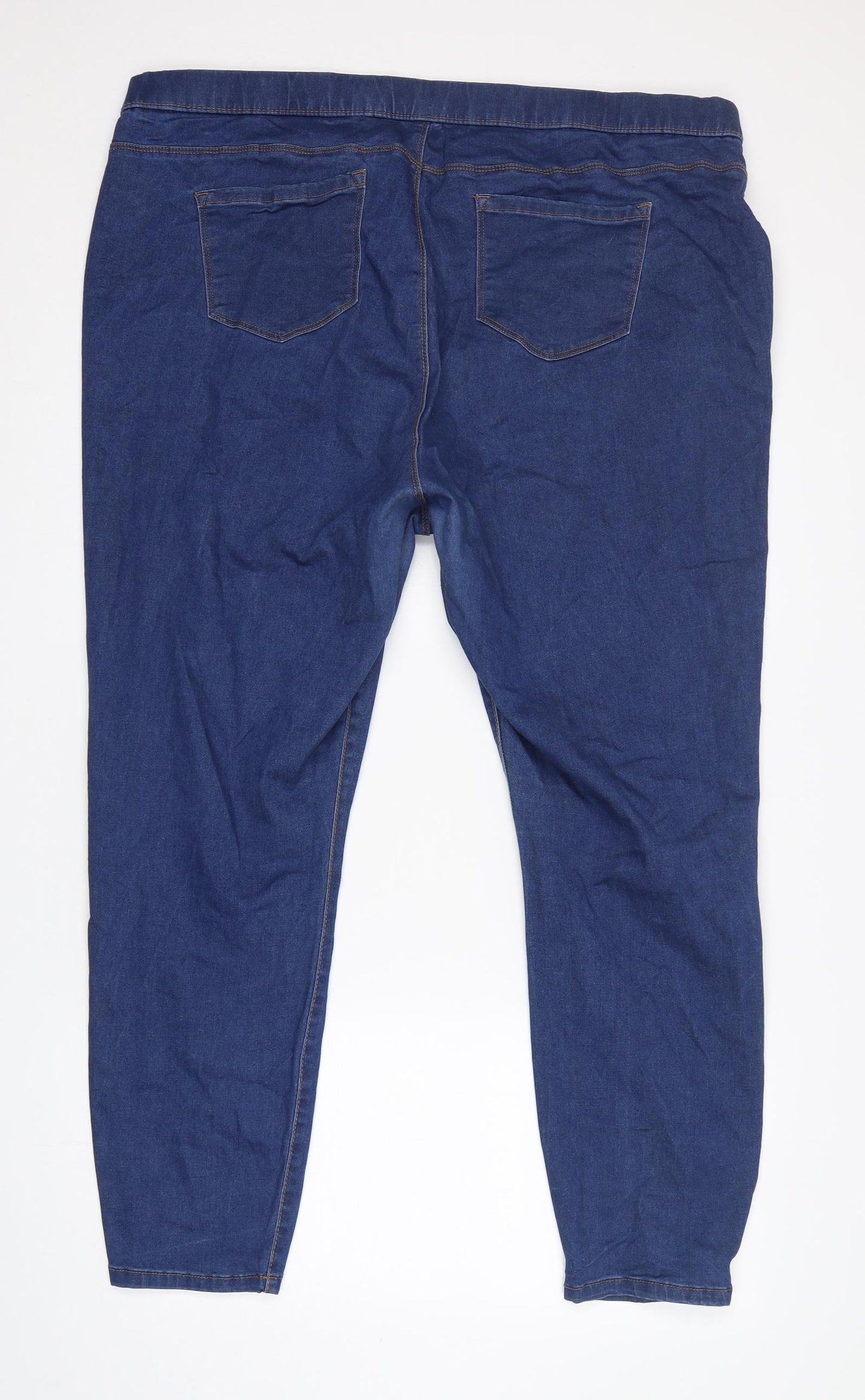 George Womens Blue  Cotton Jegging Jeans Size 24 L29 in Regular