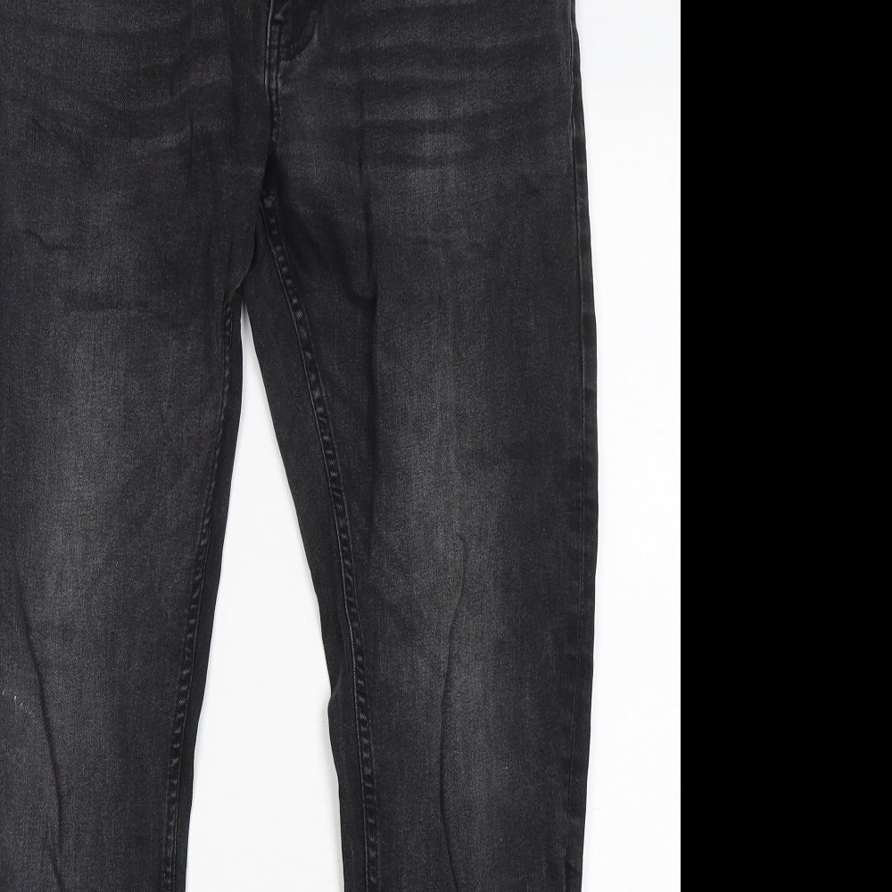 ACW85 Mens Black  Cotton Skinny Jeans Size 34 L32 in Regular
