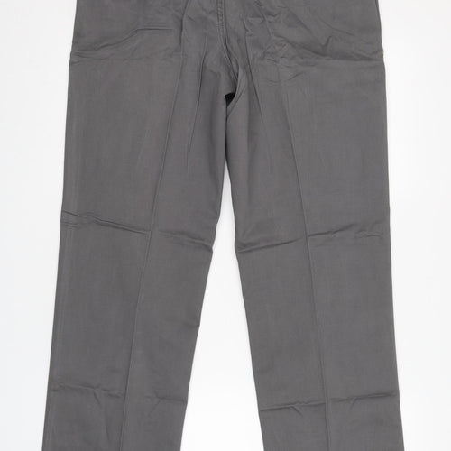 Gap Mens Grey  Cotton Chino Trousers Size 36 L32 in Regular