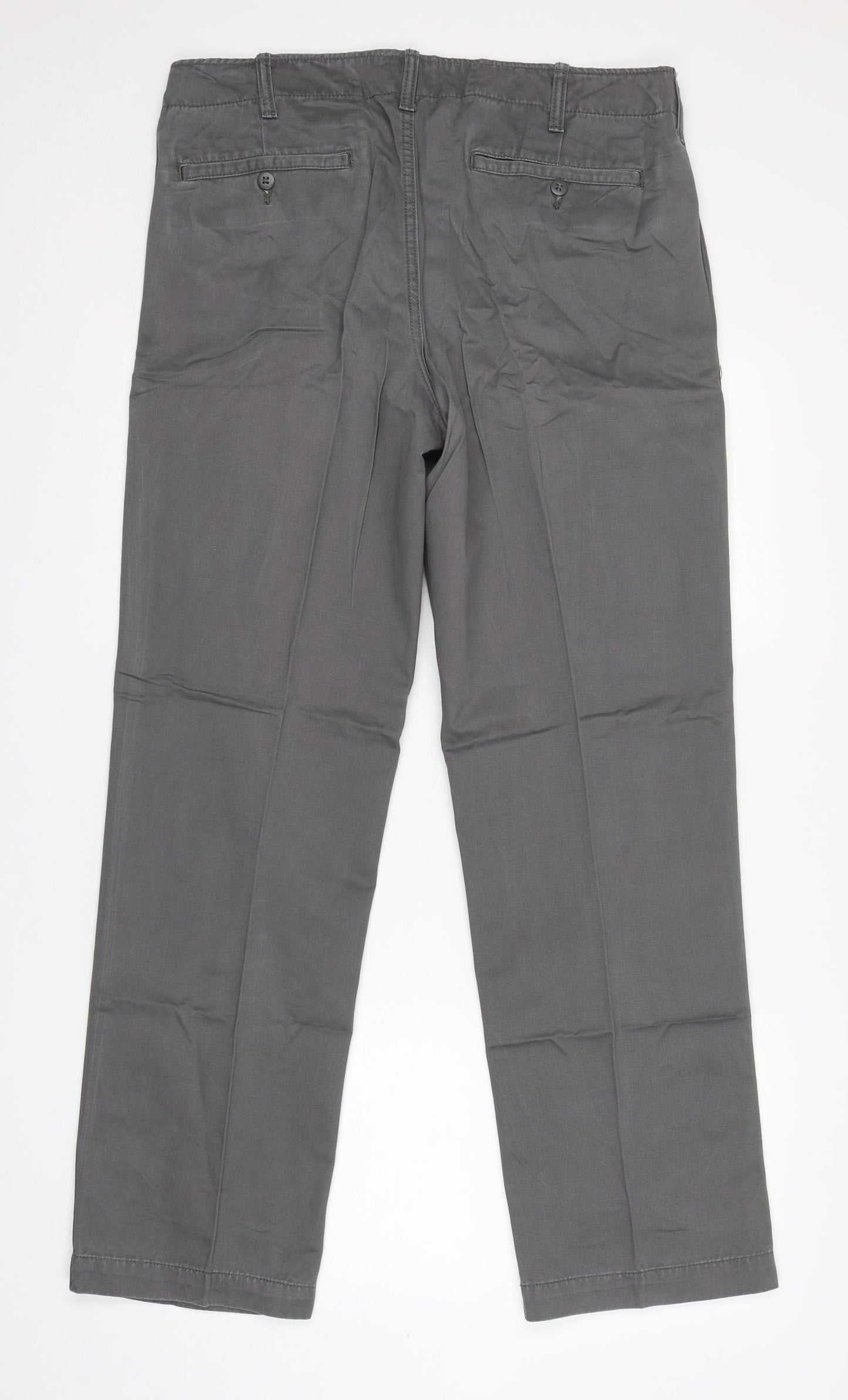 Gap Mens Grey  Cotton Chino Trousers Size 36 L32 in Regular