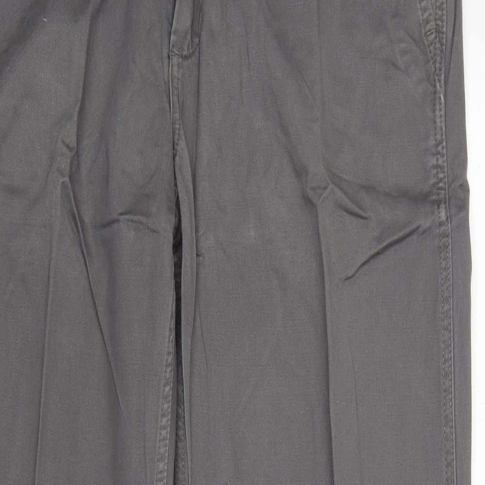 Gap Mens Grey  Cotton Chino Trousers Size 36 L32 in Regular