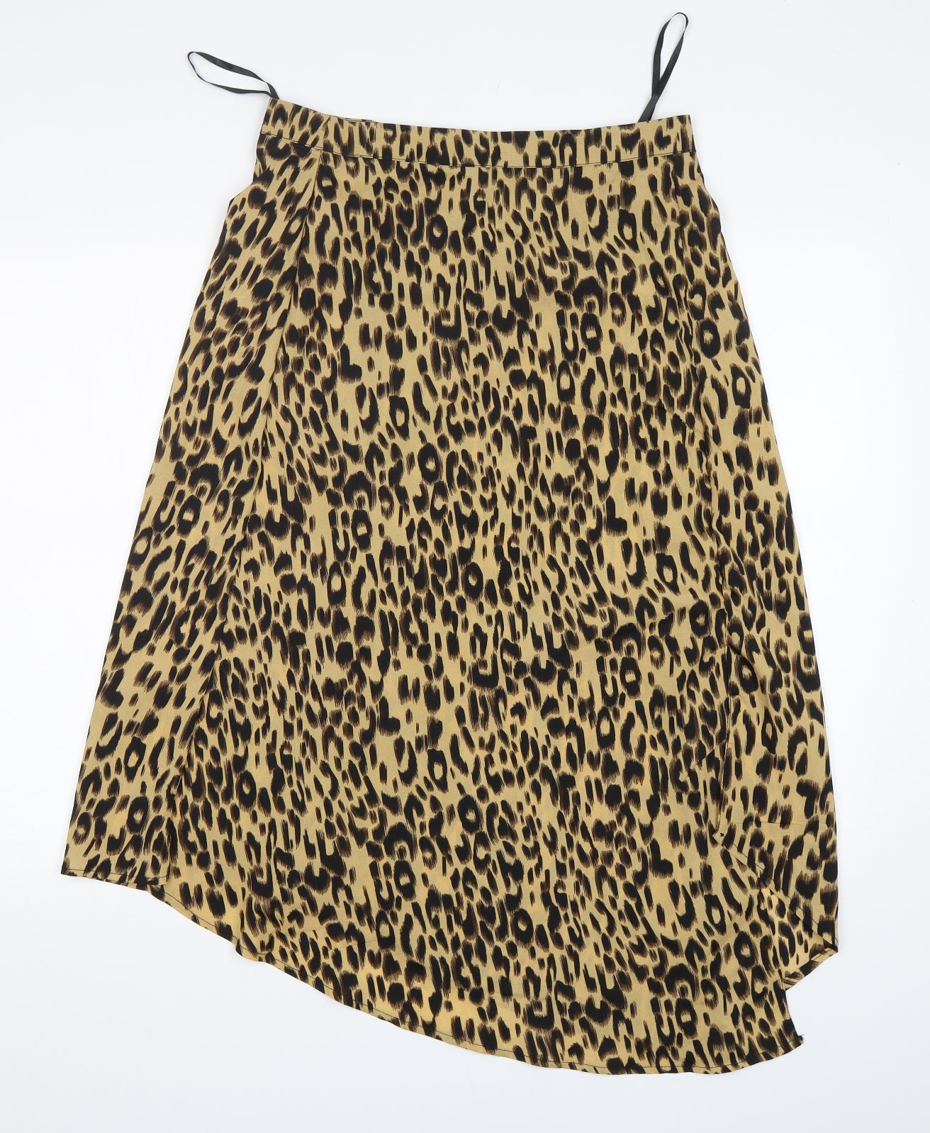 AX Paris Womens Multicoloured Animal Print Polyester A-Line Skirt Size 12