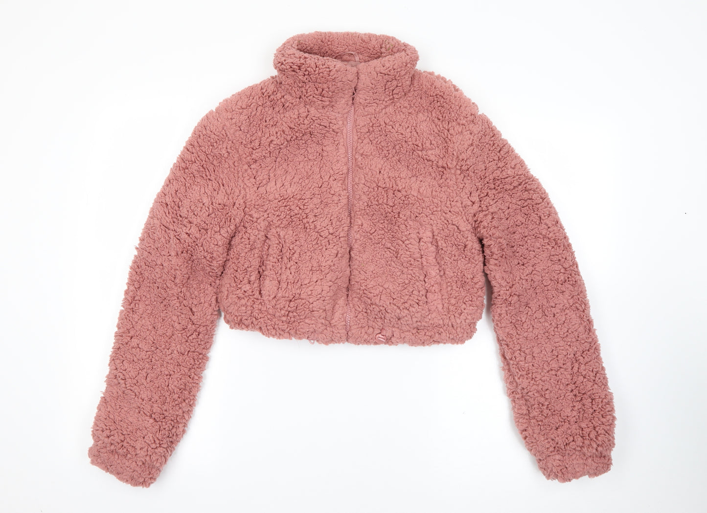 New Look Girls Pink   Jacket  Size 12-13 Years  Zip