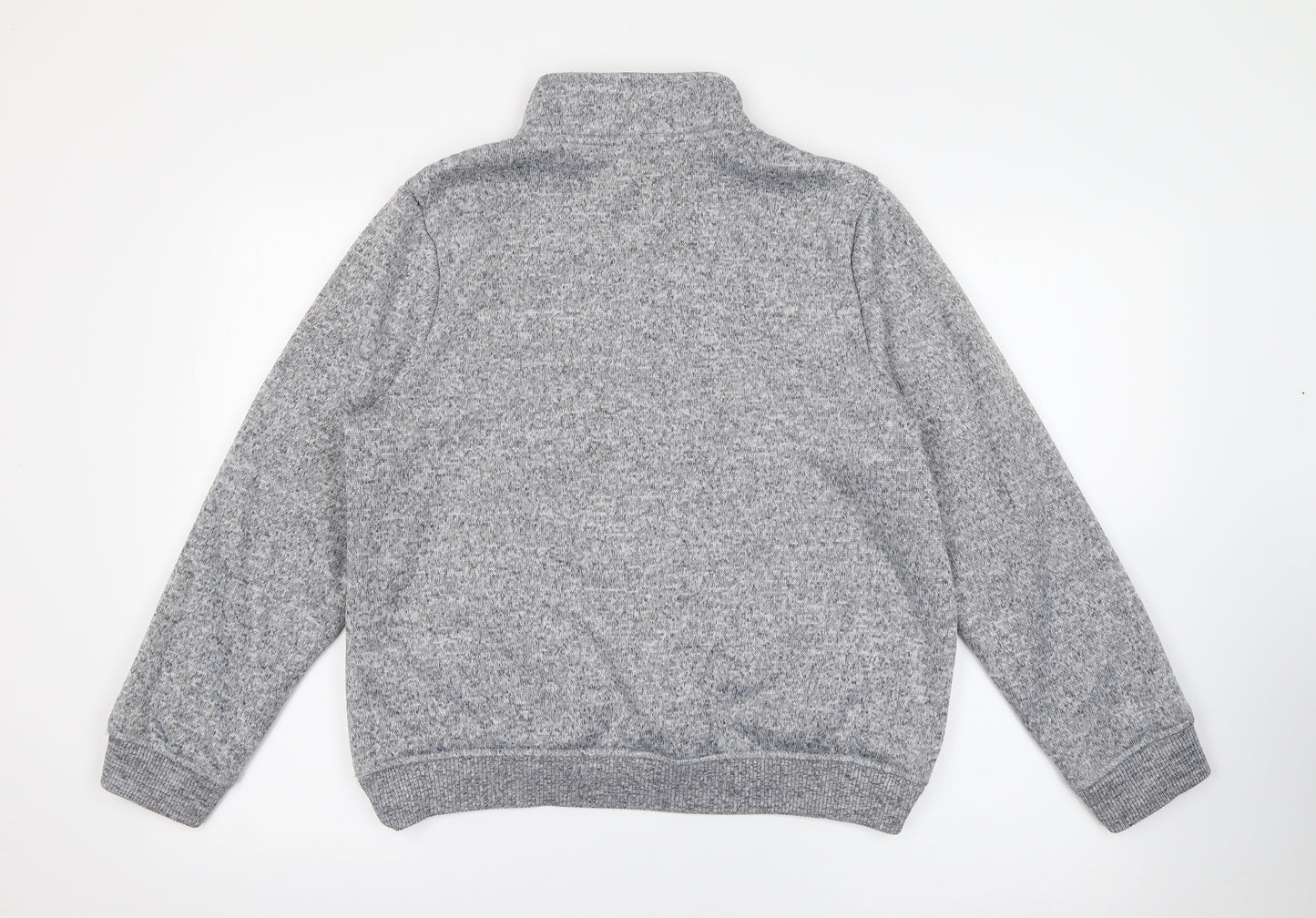 TU Womens Grey High Neck  Polyester Pullover Jumper Size 16