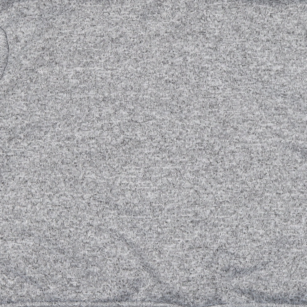 TU Womens Grey High Neck  Polyester Pullover Jumper Size 16