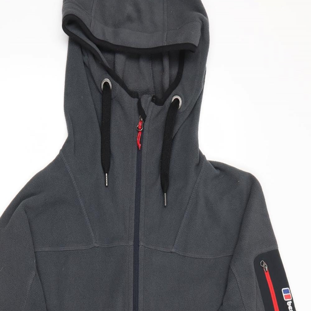 Berghaus Mens Green  Polyester Full Zip Hoodie Size L