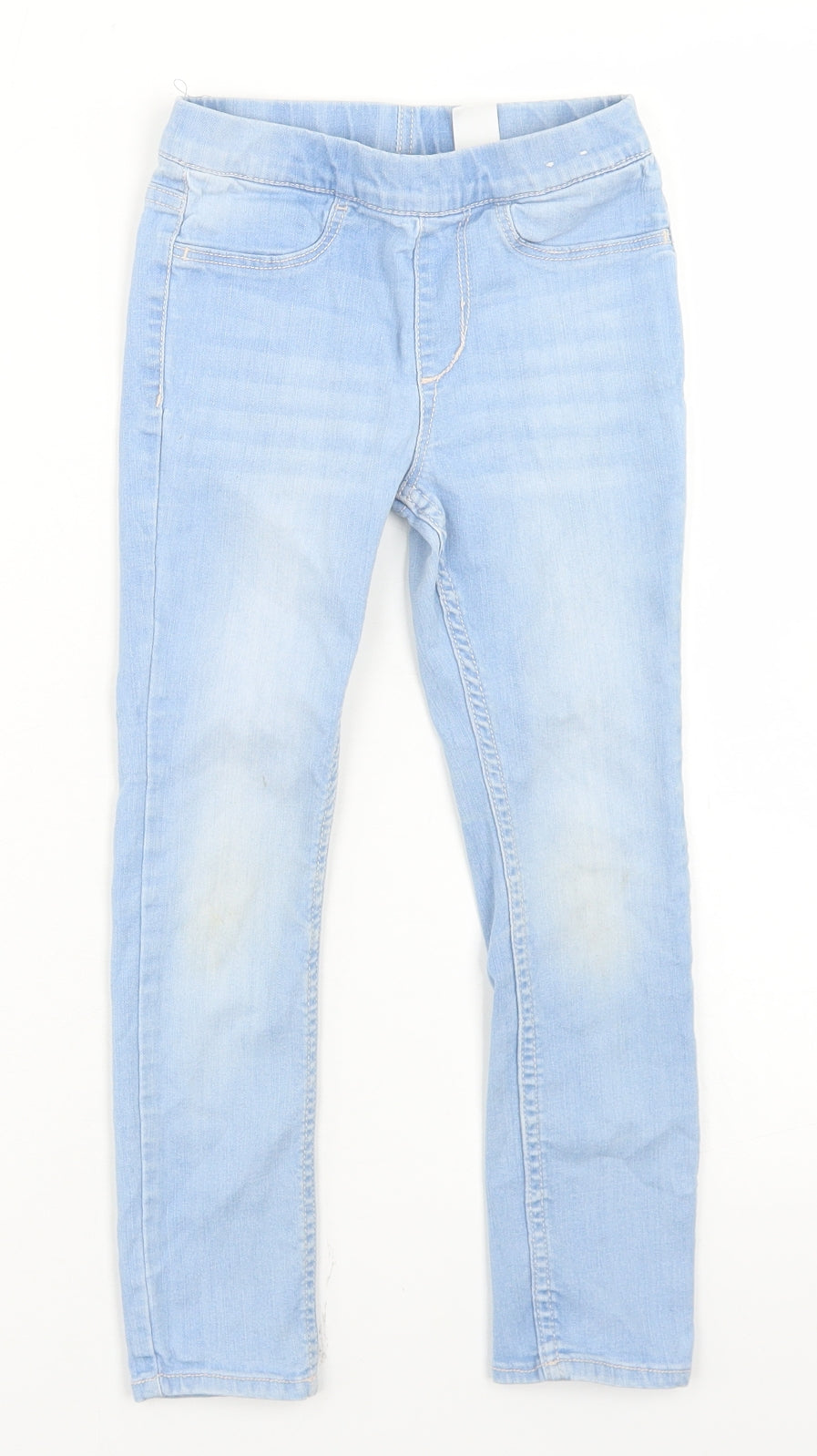 H&M Girls Blue  Cotton Jegging Jeans Size 6 Years  Regular