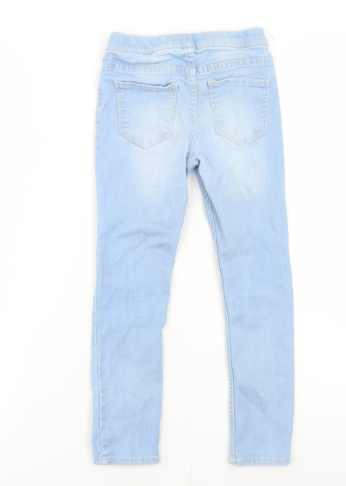 H&M Girls Blue  Cotton Jegging Jeans Size 6 Years  Regular