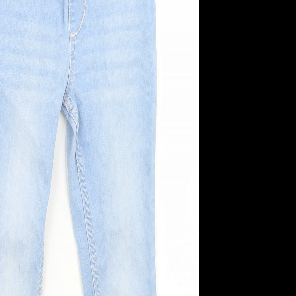 H&M Girls Blue  Cotton Jegging Jeans Size 6 Years  Regular