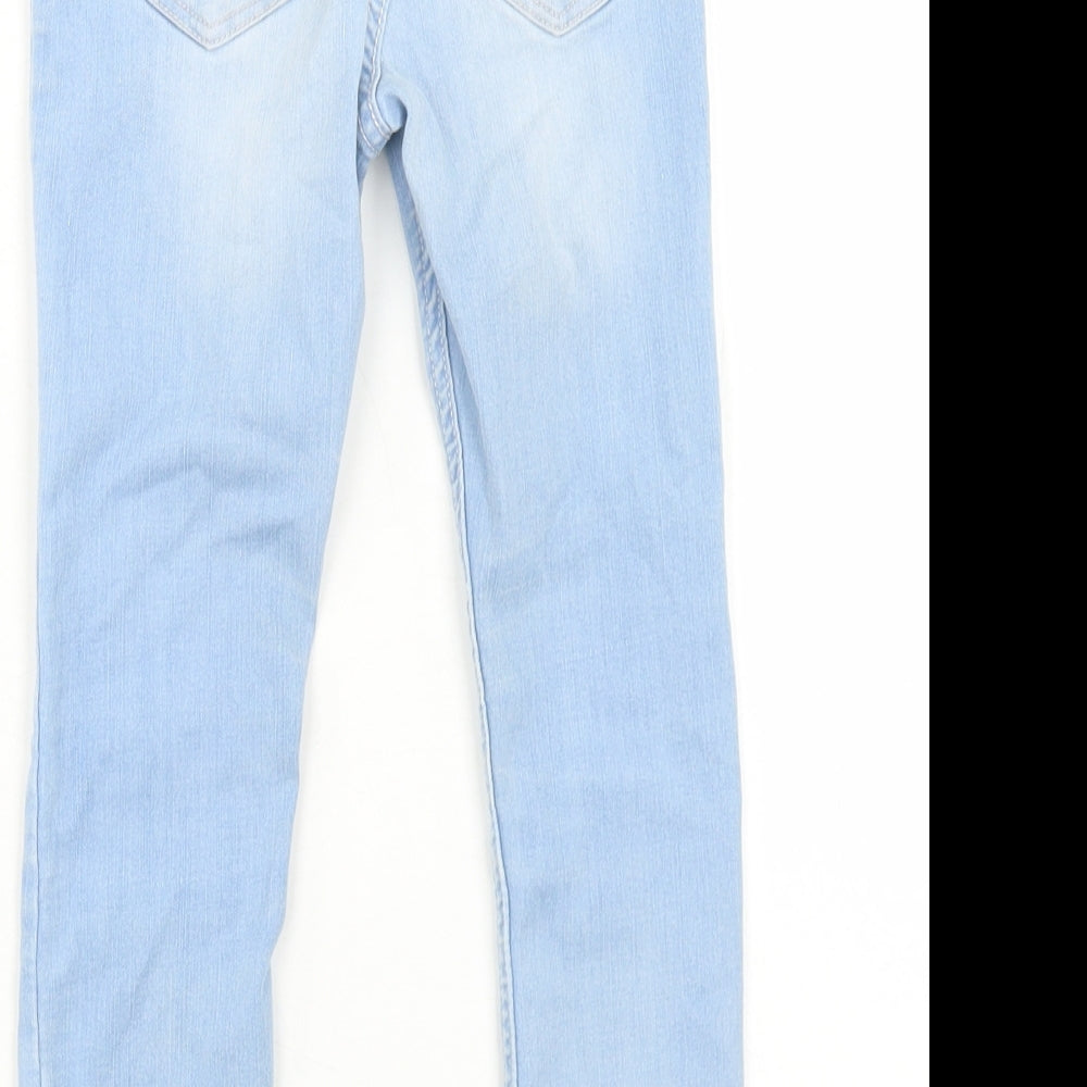 H&M Girls Blue  Cotton Jegging Jeans Size 6 Years  Regular