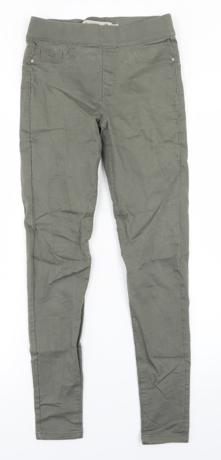 Denim Co Womens Green  Cotton Jegging Jeans Size 8 L27 in Regular