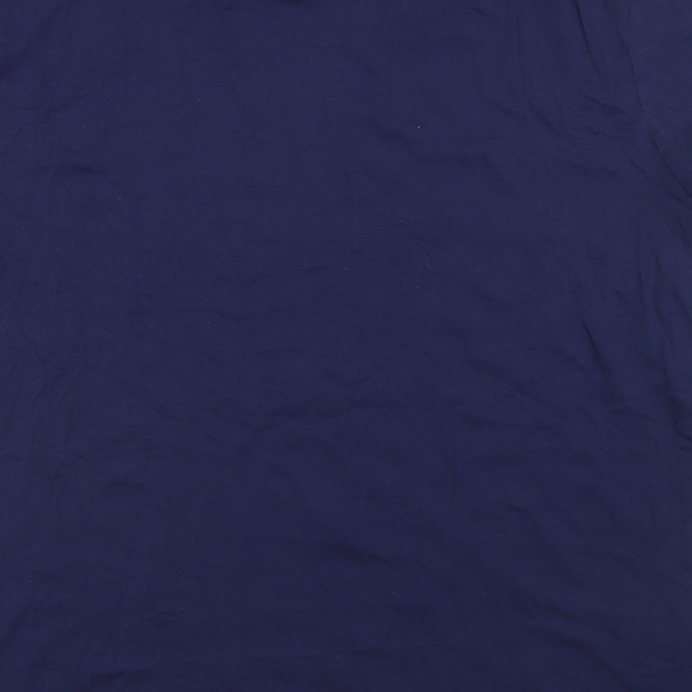 PUMA Mens Blue  Cotton  T-Shirt Size XL Crew Neck