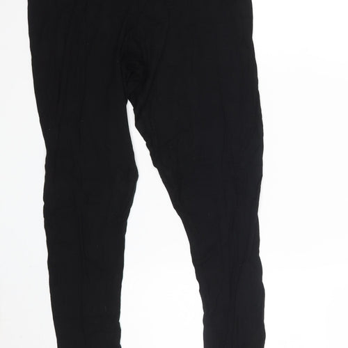 Boohoo Womens Black  Viscose Jegging Leggings Size 10 L25 in