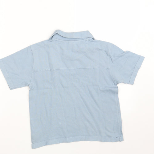 NEXT Boys Blue  100% Cotton Pullover Polo Size 5 Years Collared