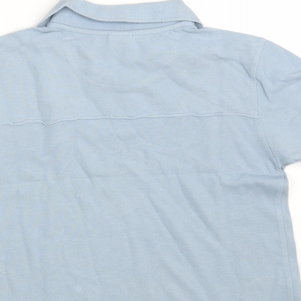 NEXT Boys Blue  100% Cotton Pullover Polo Size 5 Years Collared