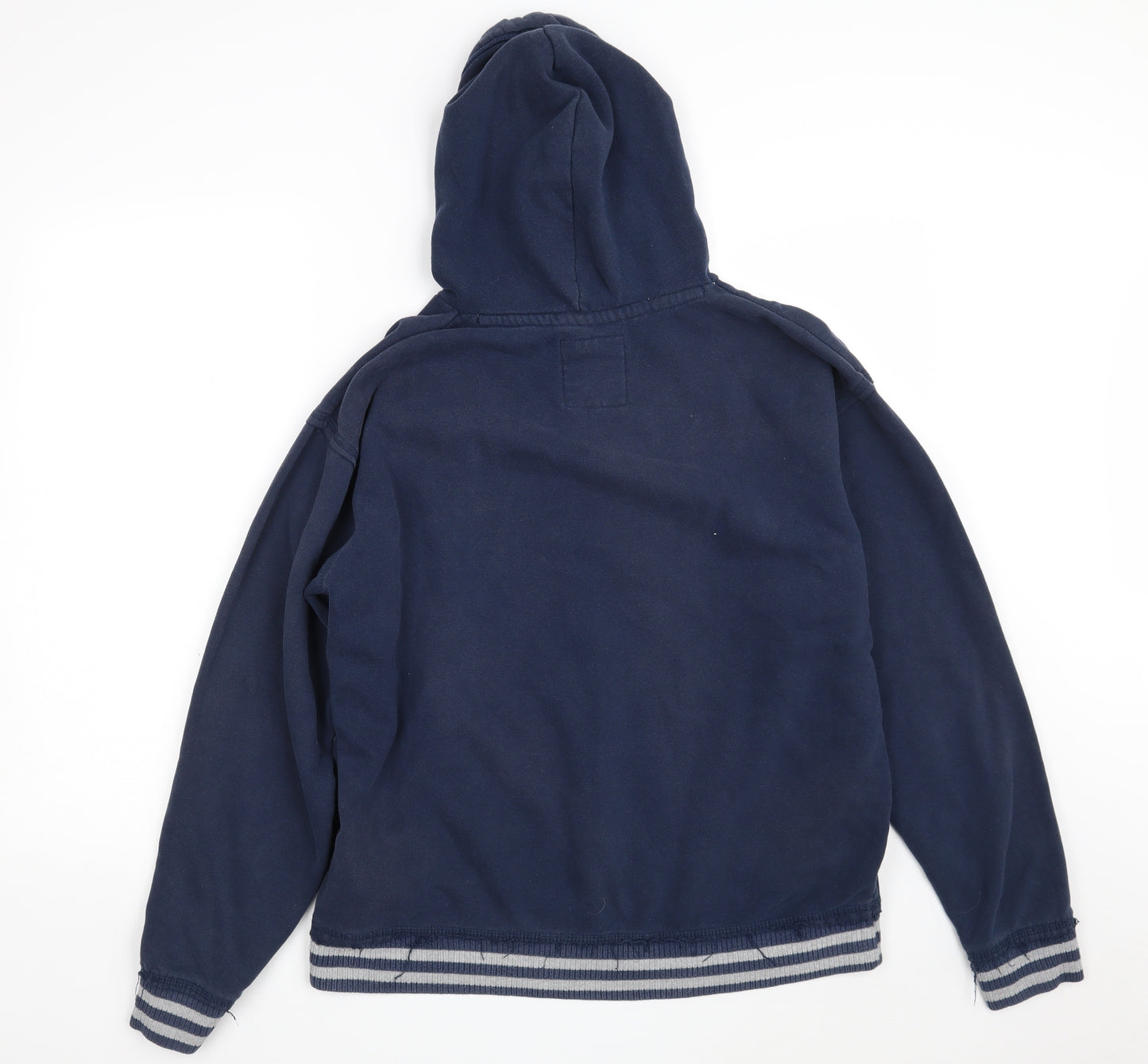 Lee Cooper Mens Blue  Cotton Pullover Hoodie Size M