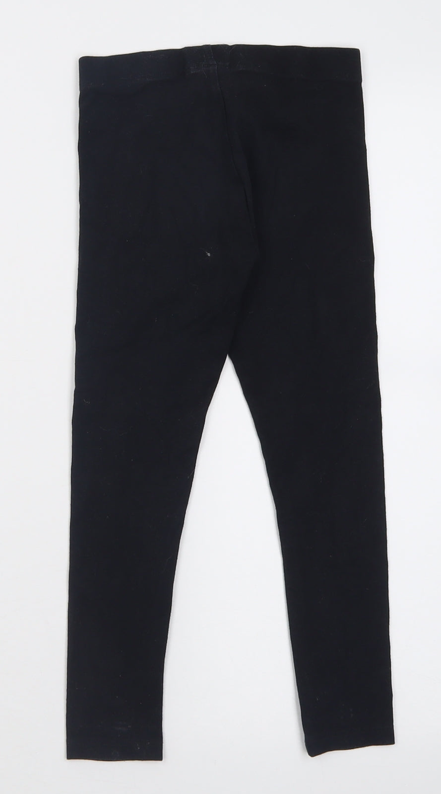 NEXT Girls Black  Cotton Capri Trousers Size 8 Years  Regular Pullover