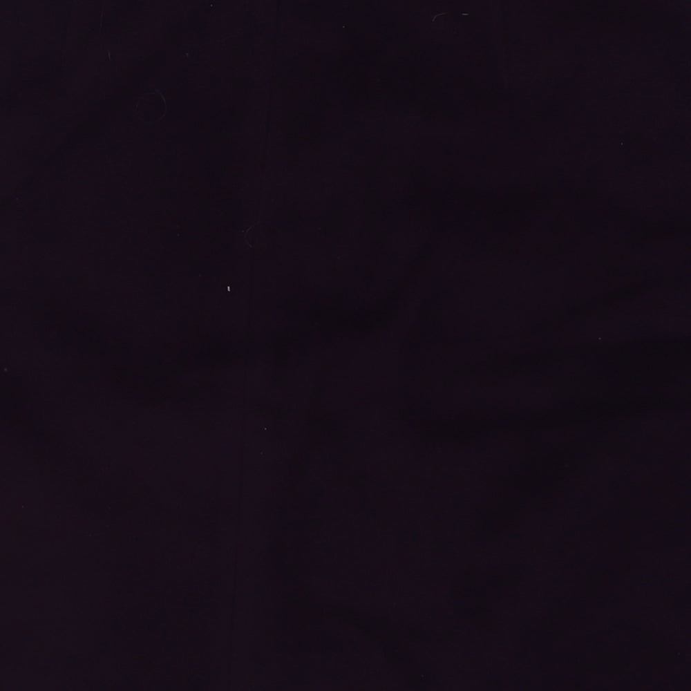 Marks and Spencer Womens Purple  Polyester A-Line Skirt Size 12   Zip