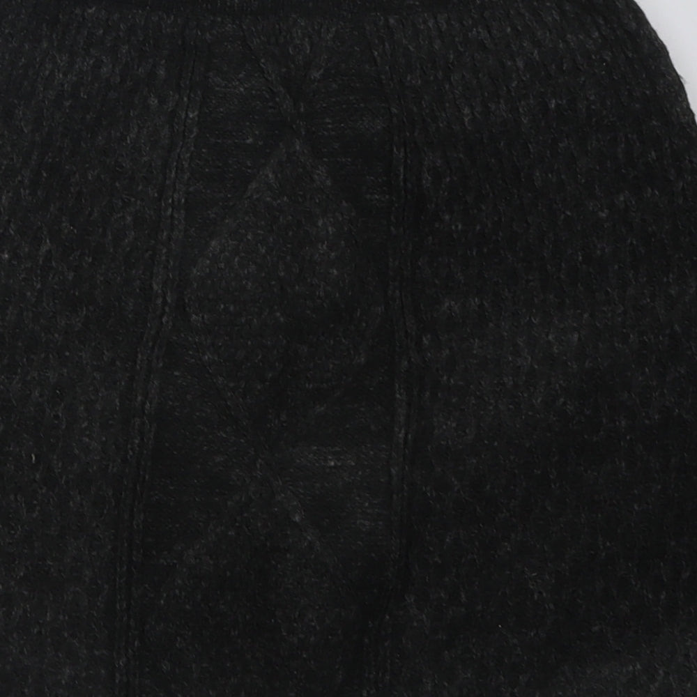 F&F Womens Grey  Acrylic A-Line Skirt Size 14