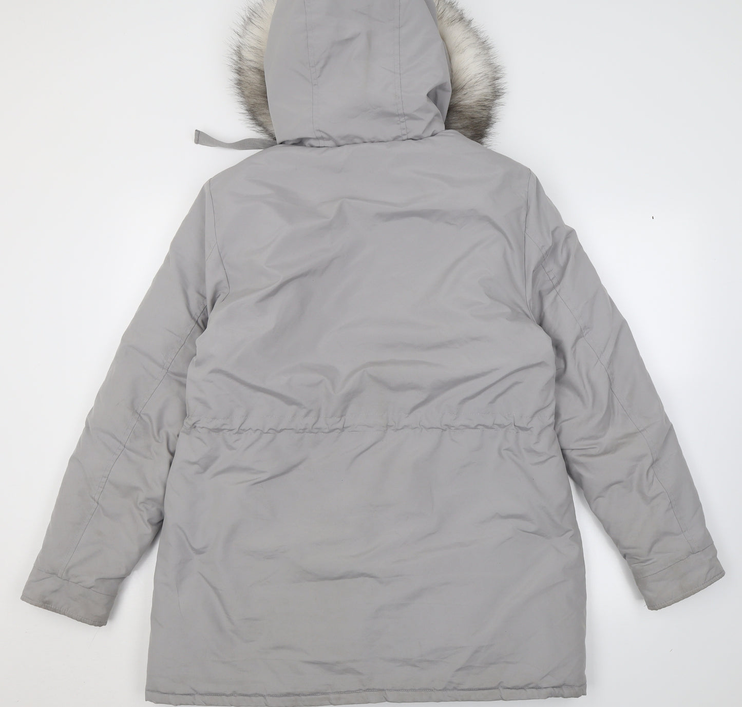 Studio Womens Grey   Overcoat Coat Size 14  Button