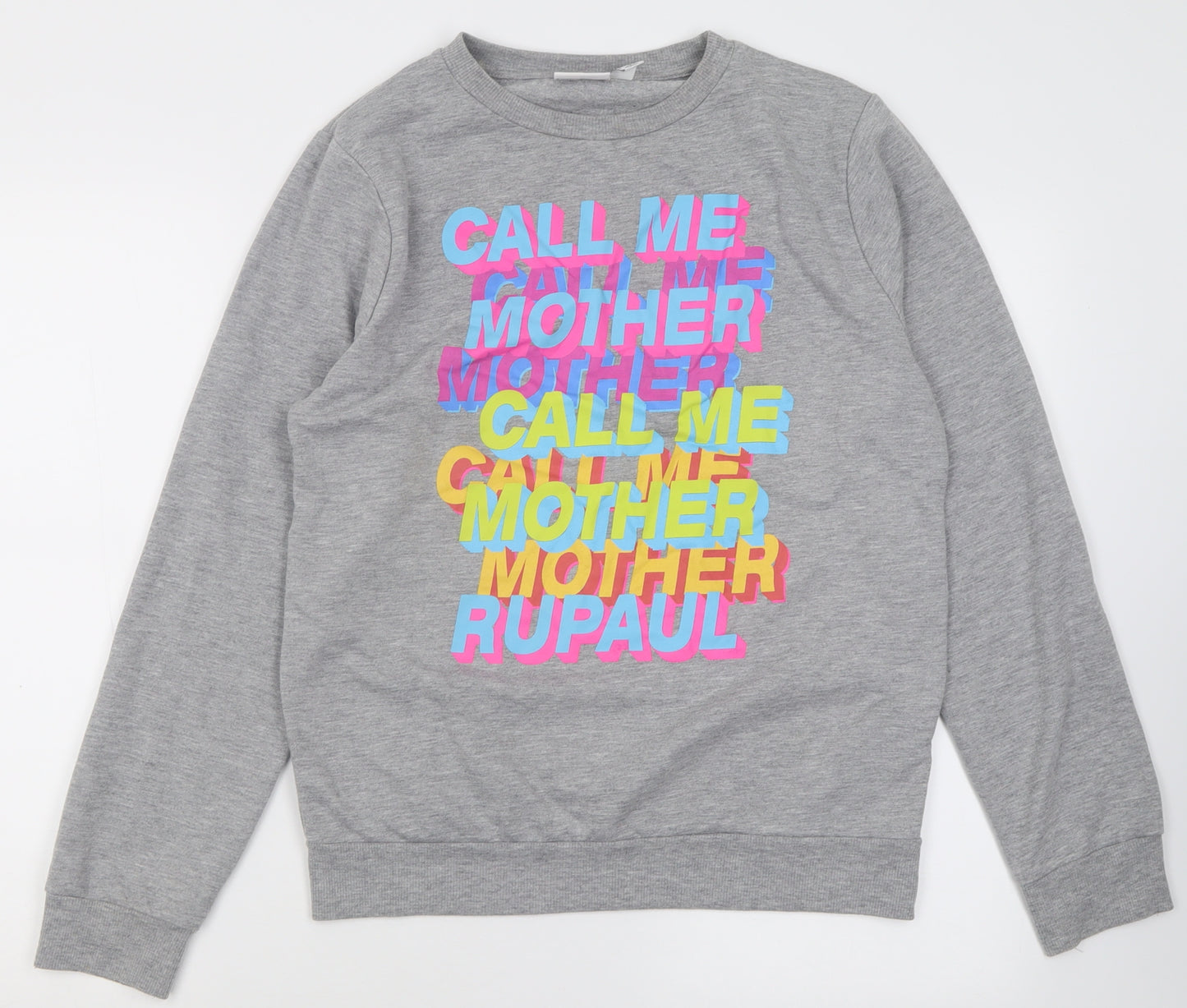 Primark Womens Grey  Polyester Pullover Sweatshirt Size XS  Pullover - rupaul