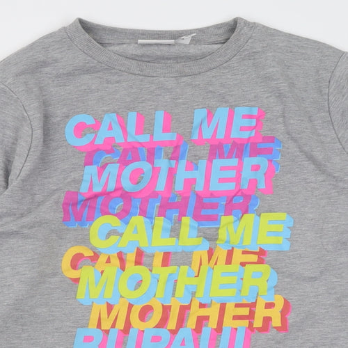 Primark Womens Grey  Polyester Pullover Sweatshirt Size XS  Pullover - rupaul
