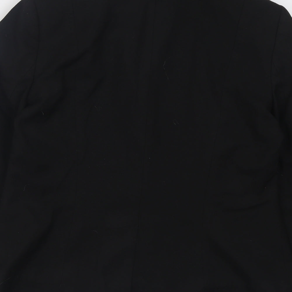 Definition Womens Black   Jacket Blazer Size 10  Hook & Eye