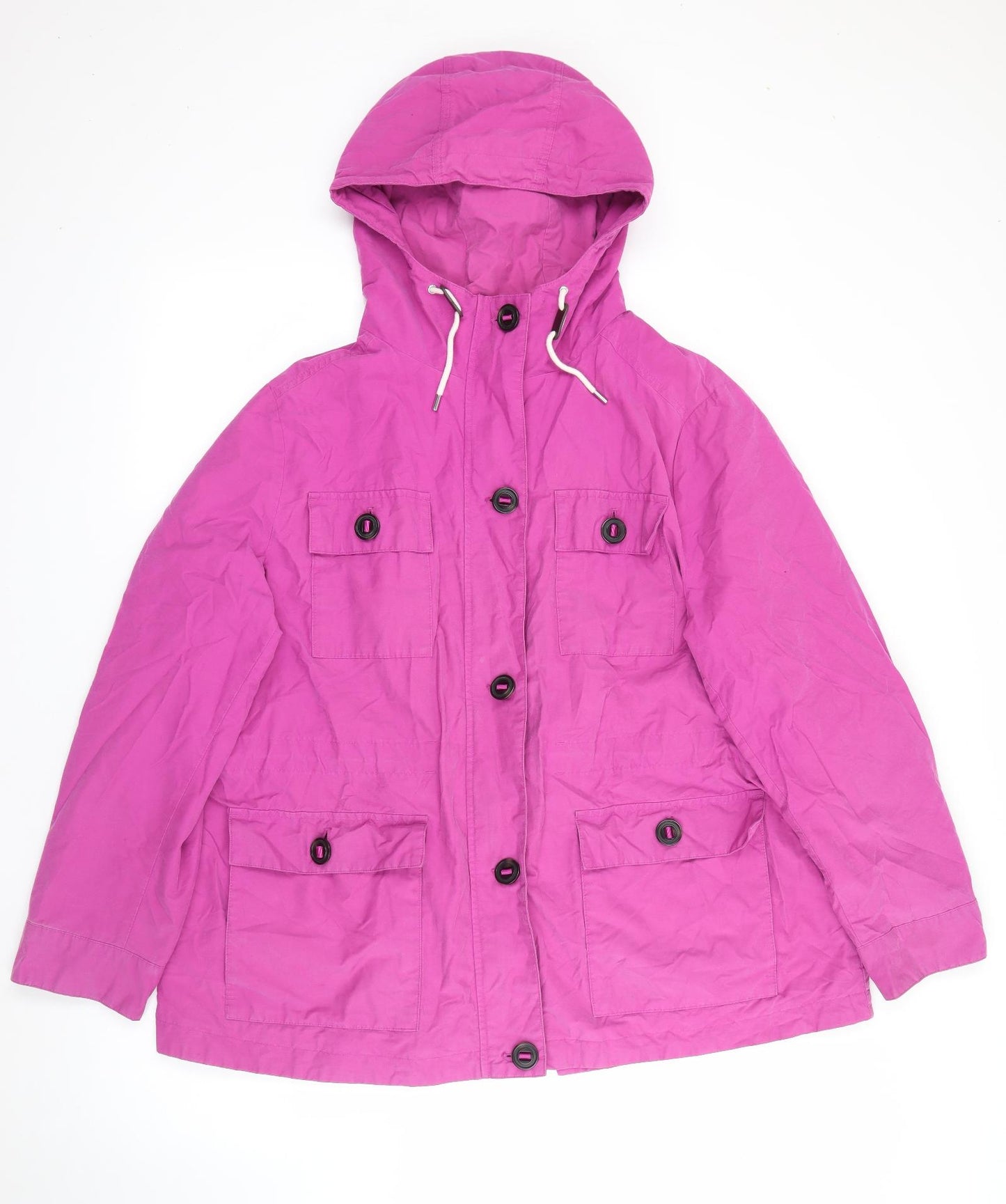Marks and Spencer Womens Purple   Jacket Coat Size 20  Zip