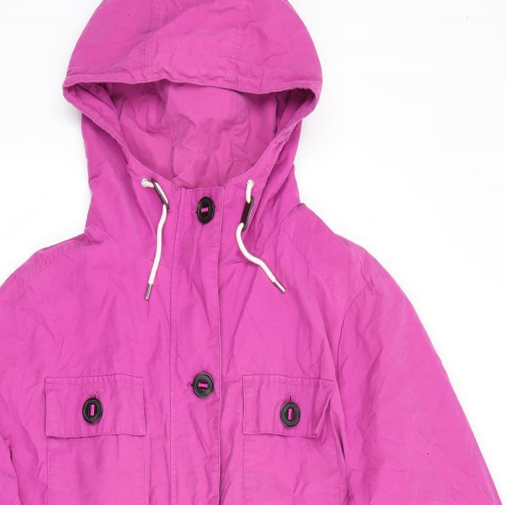 Marks and Spencer Womens Purple   Jacket Coat Size 20  Zip