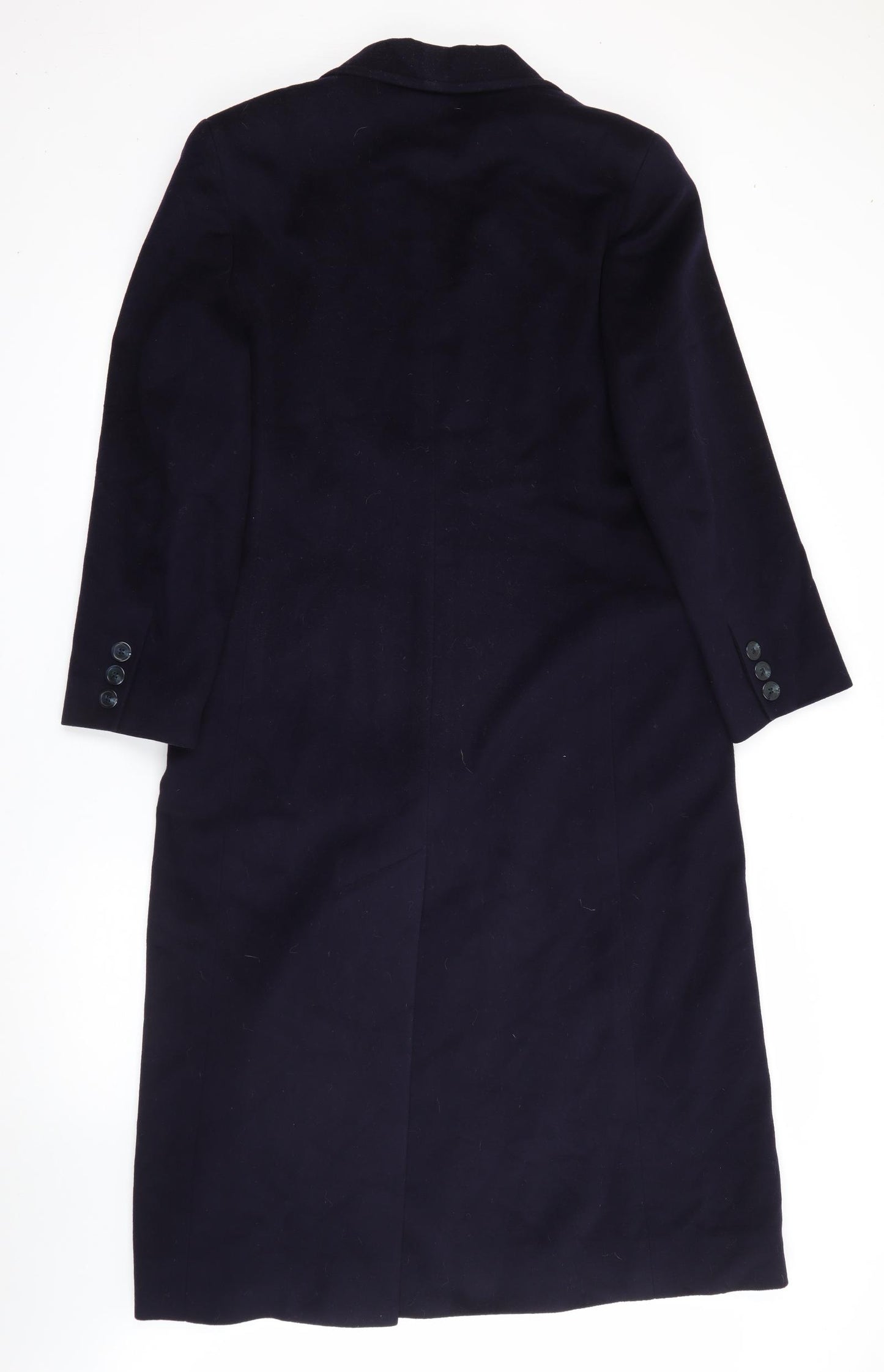 Jaeger Womens Blue   Overcoat Coat Size 10  Button
