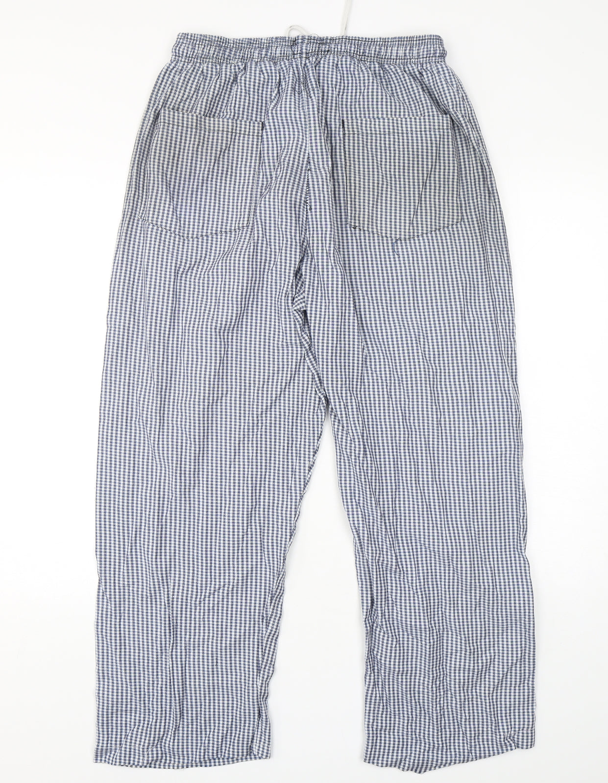 Chef Trousers  Mens Multicoloured Houndstooth Polyester Trousers  Size L L27 in Regular  - Chef Trousers