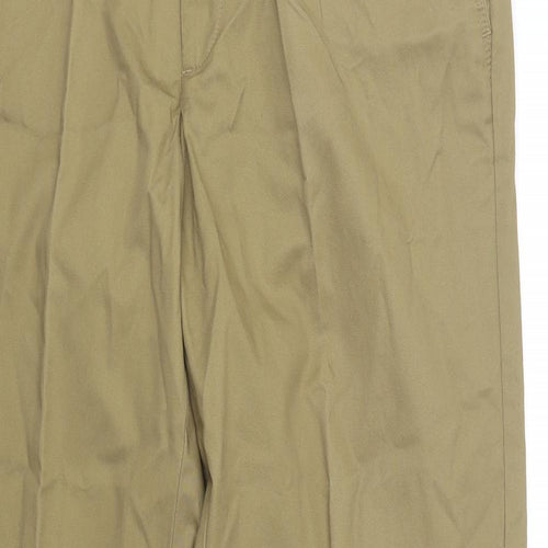 Blue Harbour Mens Beige  Cotton Chino Trousers Size 36 L33 in Regular