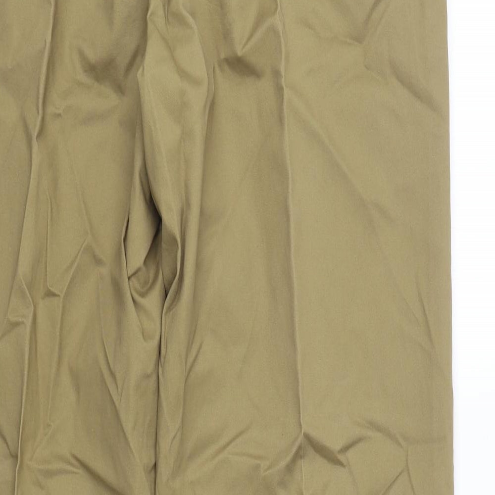 Blue Harbour Mens Beige  Cotton Chino Trousers Size 36 L33 in Regular