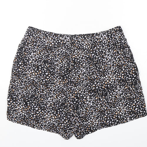 NEXT Womens Multicoloured Animal Print Viscose Sailor Shorts Size 10 L5 in Regular