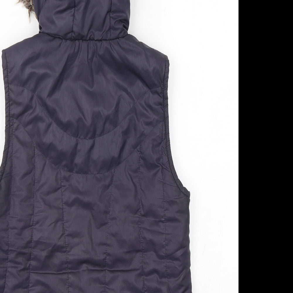 MODO Womens Blue   Gilet Coat Size 8