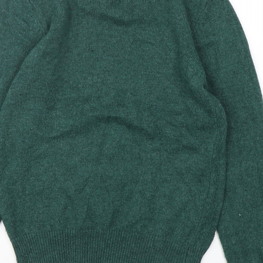 Atmosphere Womens Green Round Neck  Nylon Pullover Jumper Size 12