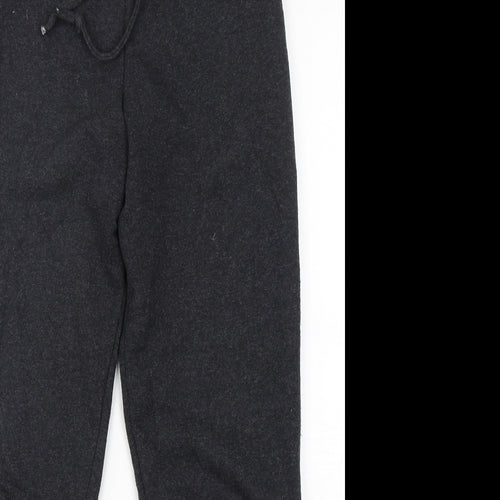 PRETTYLITTLETHING Womens Grey  Cotton Sweatpants Trousers Size 6 L30 in Regular