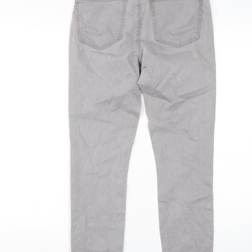 Denim Co Womens Grey  Cotton Skinny Jeans Size 8 L29 in Regular