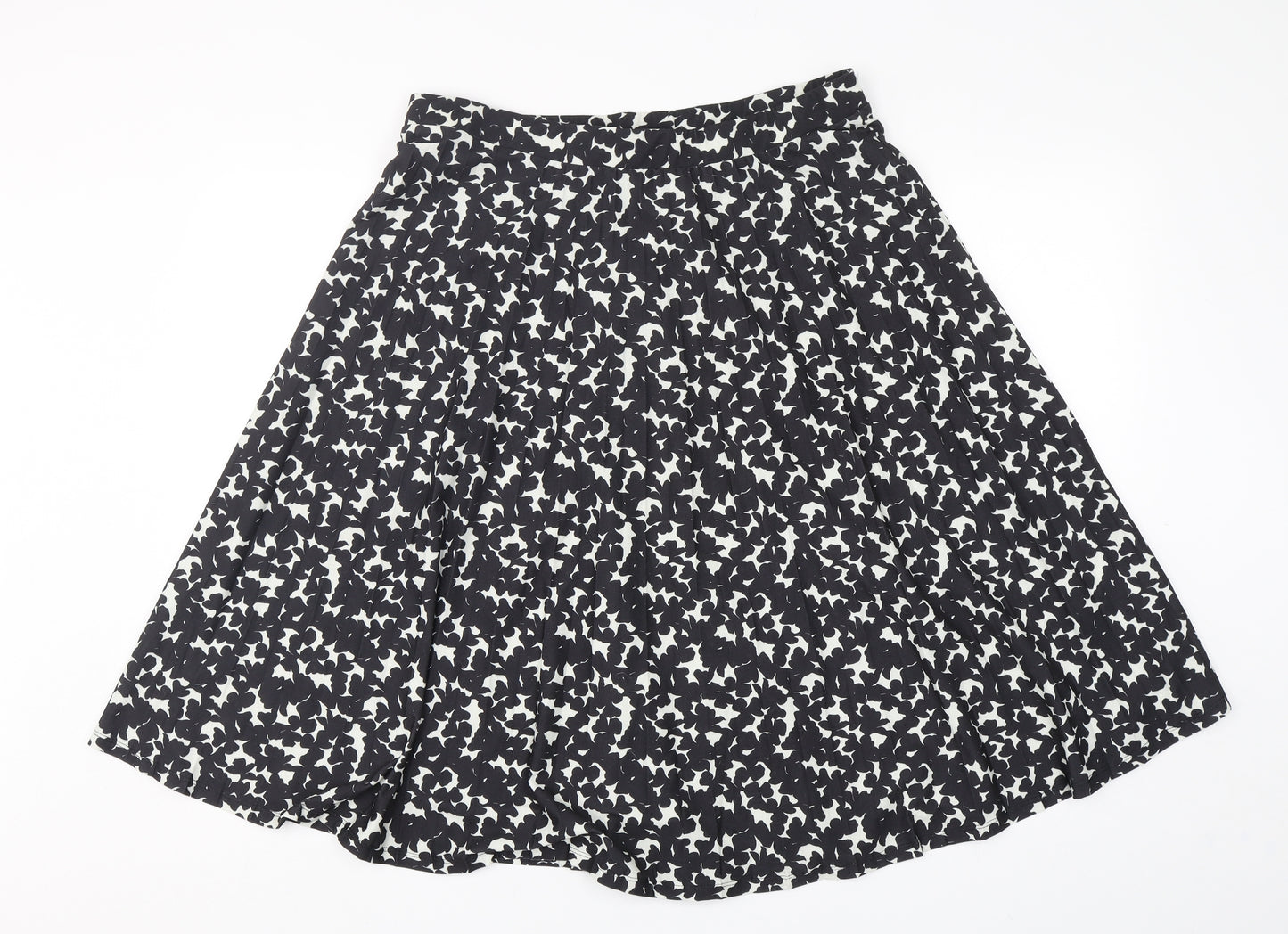 Marks and Spencer Womens Multicoloured Floral Polyester A-Line Skirt Size 16